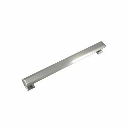 PERFECTPATIO 8 in. Satin Nickel Poise Cabinet Pull with Back Plate PE3215774